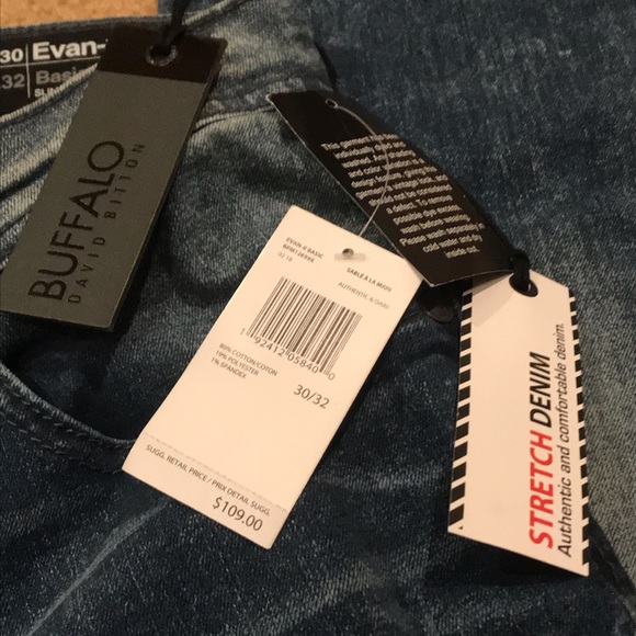 Buffalo David Bitton Men Evan X Slim Stretch Jeans - Picture 3 of 6